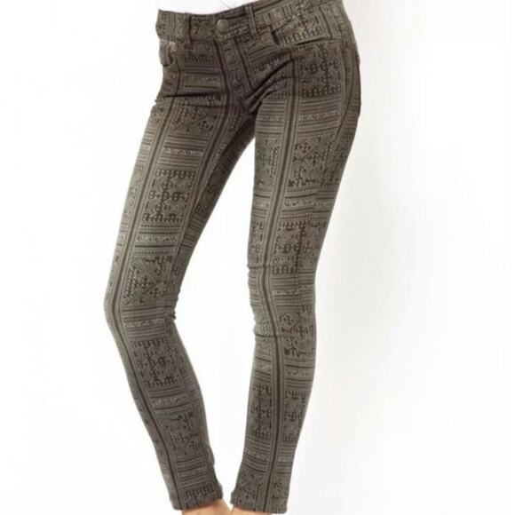 Free People Isla Batik Skinny Size 25 Jeans - Picture 1 of 8
